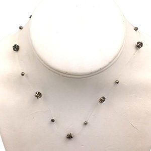 After Thoughts Butterfly Fish Wire Necklace